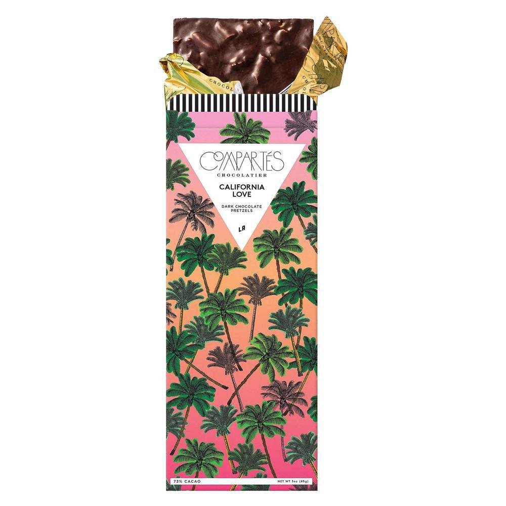 Compartes - 'California Love' Dark Chocolate w/ Pretzels (3OZ | 73%)