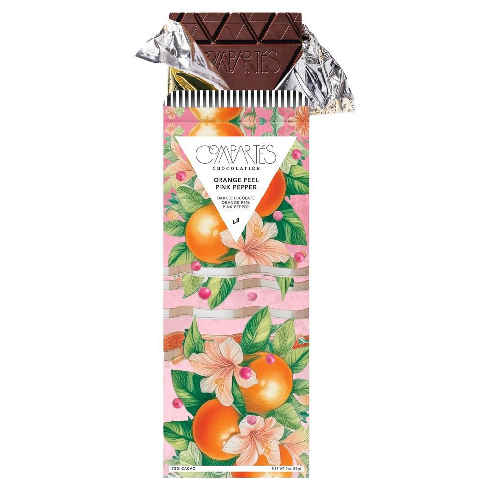 Compartes - 'Orange Peel Pink Pepper' Dark Chocolate (3OZ | 73%)