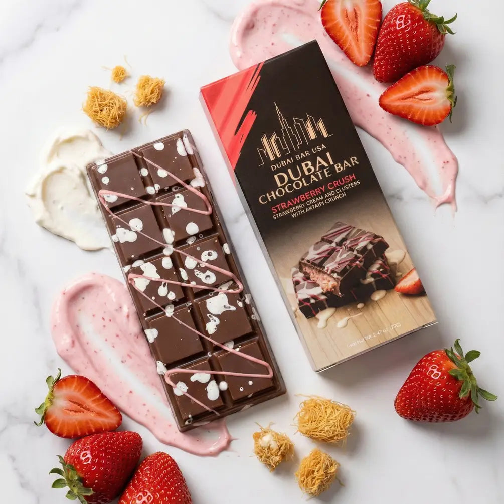 Dubai Chocolate Bar - Strawberry Crush
