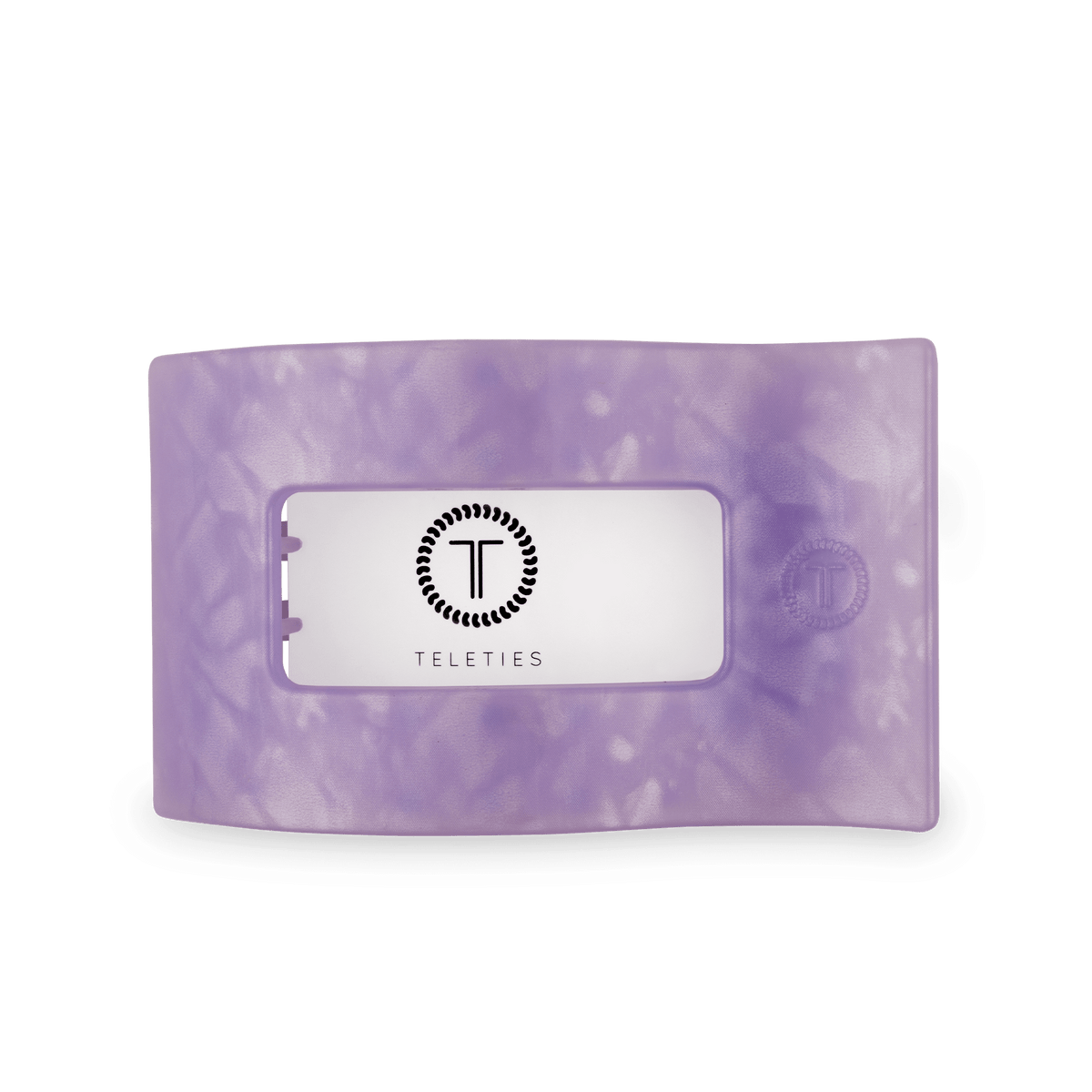 Lavender flat rectangle hair clip