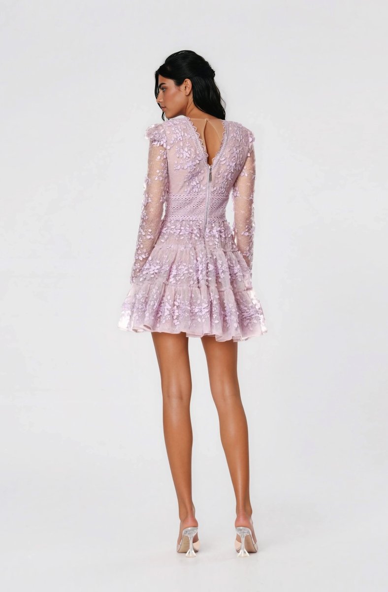 Bronx and Banco - Megan Mini Dress – Lavender