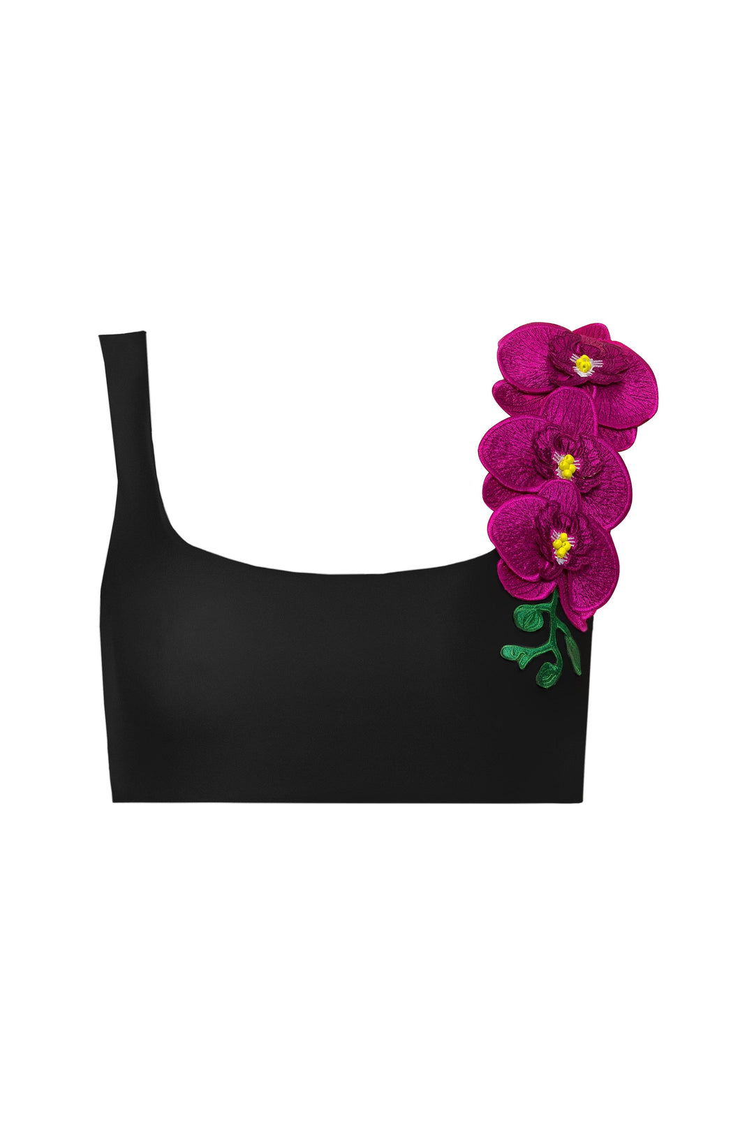 Orchids of Biscayne Bikini Top