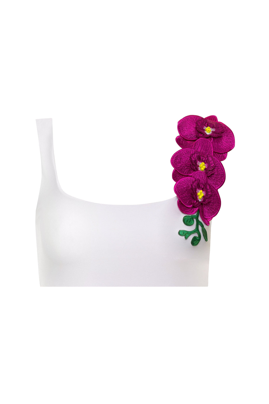 Orchids of Biscayne Bikini Top
