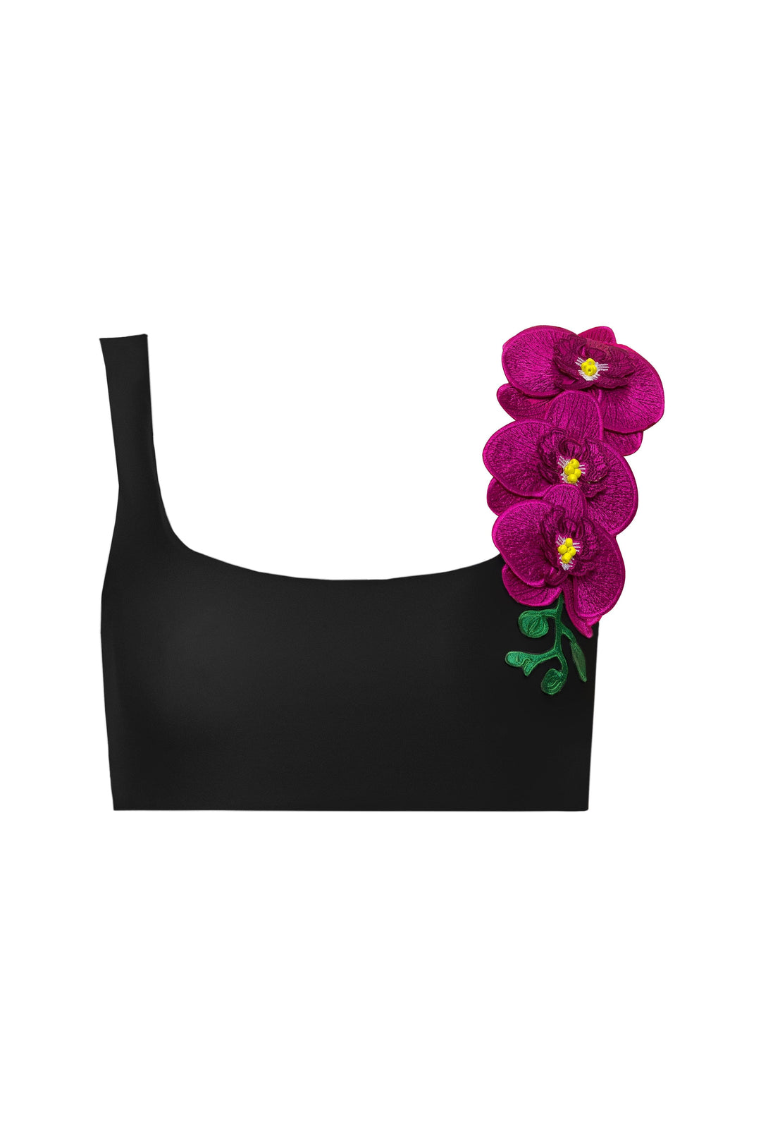 Orchids of Biscayne Bikini Top