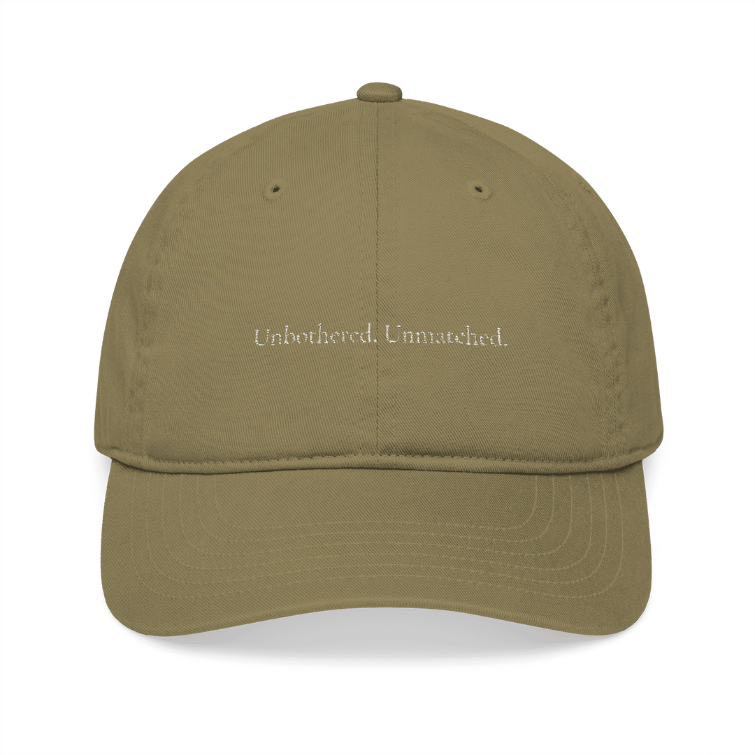Organic Cotton  Embroidered Baseball Cap