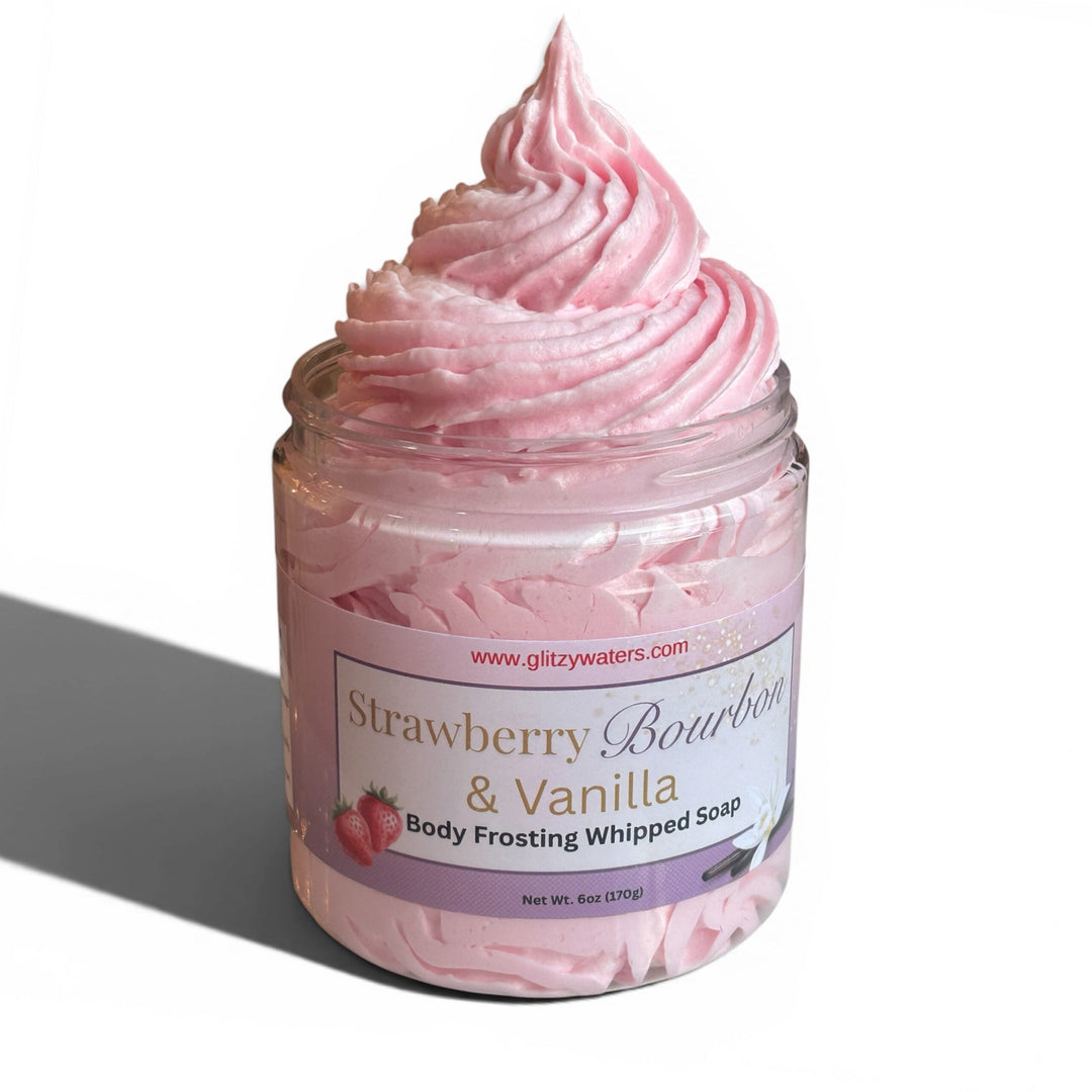 Strawberry Bourbon and Vanilla Whipped Soap