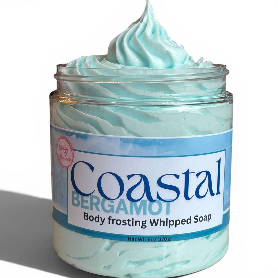 Coastal Bergamot Body Frosting Whipped Soap