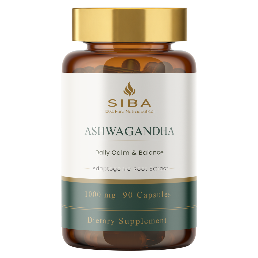 SIBA Ashwagandha Capsules – 1000mg KSM-66 with Black Pepper