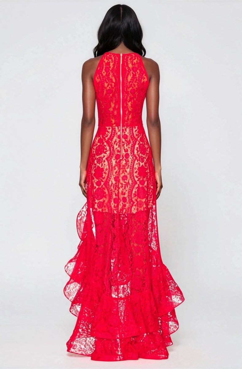 Bronx and Banco Sicilia Midi Dress – Red