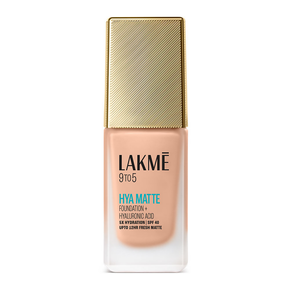 Lakme 9to5 Hya Matte Foundation + Hyaluronic Acid - Warm Sand
