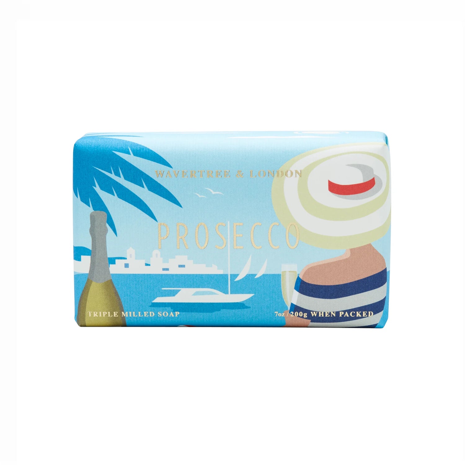 Wavertree & London Prosecco Luxury Soap Bar 7 Ounces