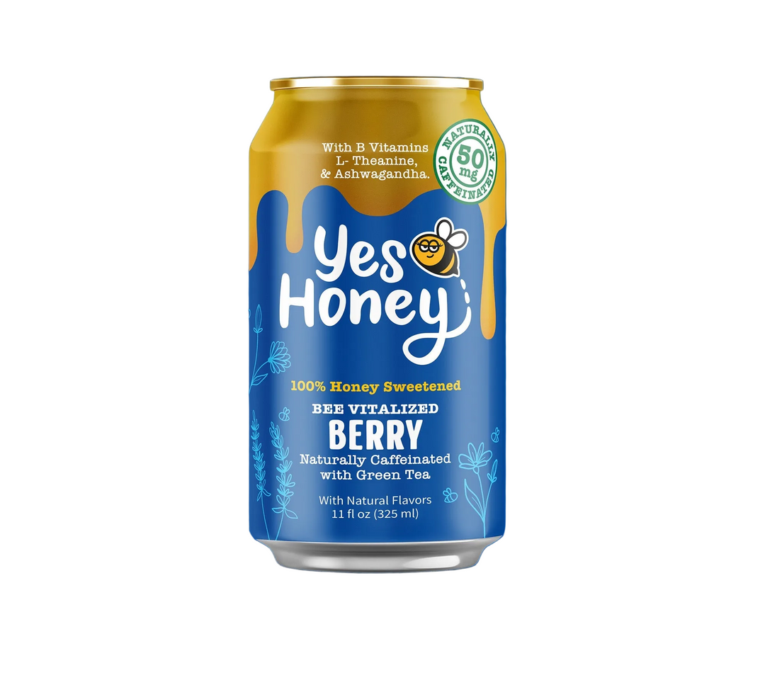 Yes Honey Sparkling Honey Sweetened Berry Tea Case