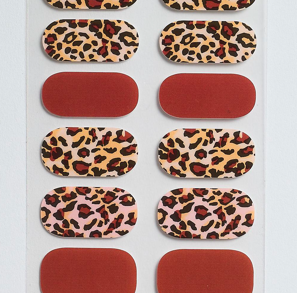Red Cat Gel Nail Wraps